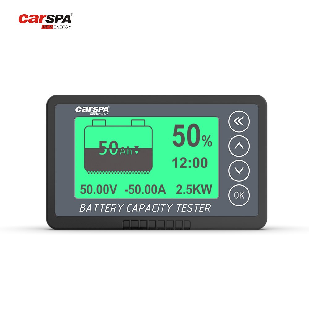 CARSPA BM500 120v 500a Hight Precision Lifepo/lead Acid Battery Capacity Tester Motorcycle MeterBattery Indicator Monitor