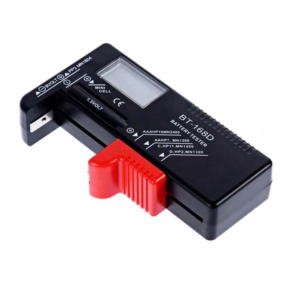 BT-168D Battery Capacity Tester Button Cell Volt Checker Universal Battery Tester BT168D