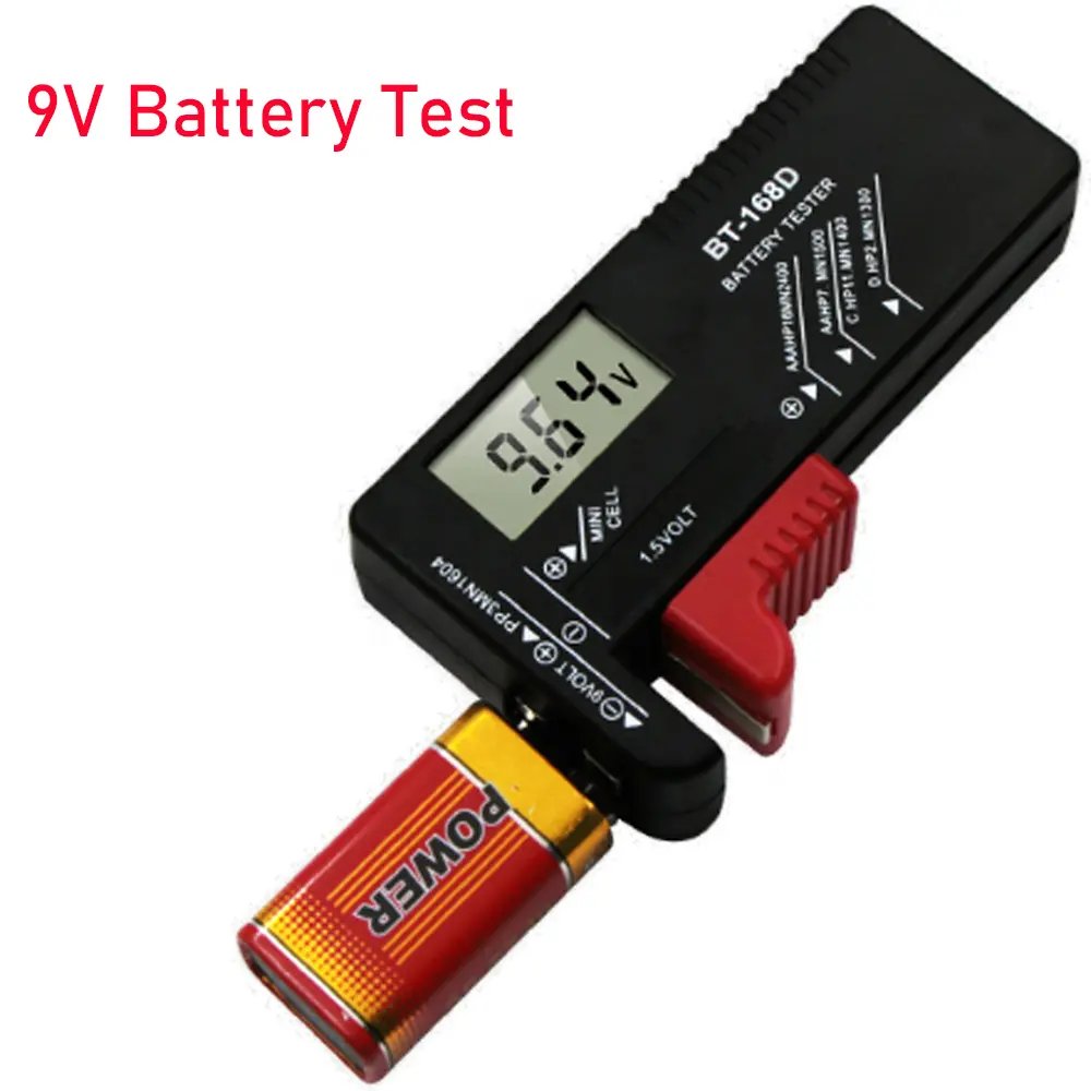 BT-168D Battery Capacity Tester Button Cell Volt Checker Universal Battery Tester BT168D