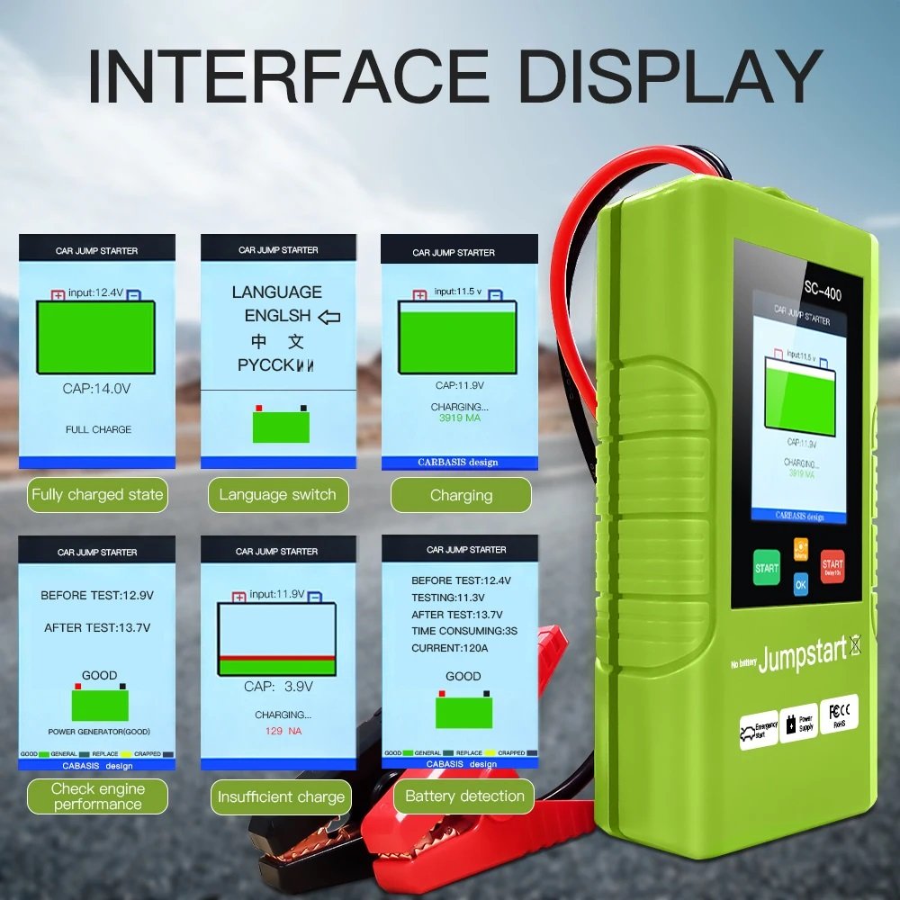 Multifunction 3 In 1 SC-400 Power Bank Electric Car Customizable Cars Battery Booster Jumper Power Bank Jump Starter