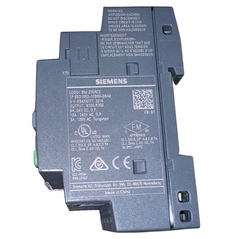 6ED1052-1FB00-0BA8 SONGWEI CNC 6ED10521FB000BA8 SIEMENS LOGO 230RCE Logic Module PLC PAC Dedicated Controllers