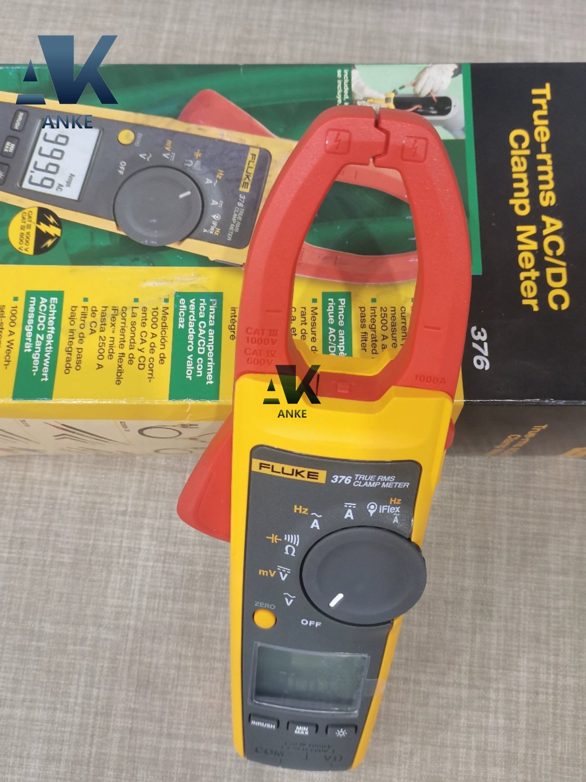 Fluke 376 True RMS AC/DC Clamp Meter with iFlex