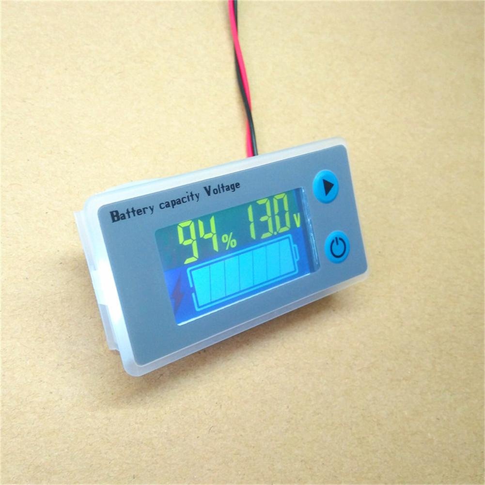 10-100V Universal LCD Car Acid Lead Lithium Battery Capacity Indicator Digital Voltmeter Voltage Tester Monitor JS-C33