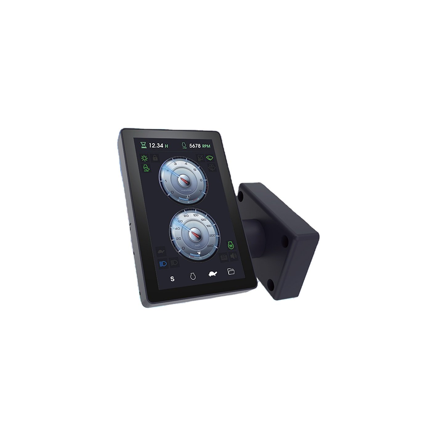 PLC Industrial Display Capacitive Touch Monitor 7 Inches Lcd Instrument Panel Excavator Digital Display