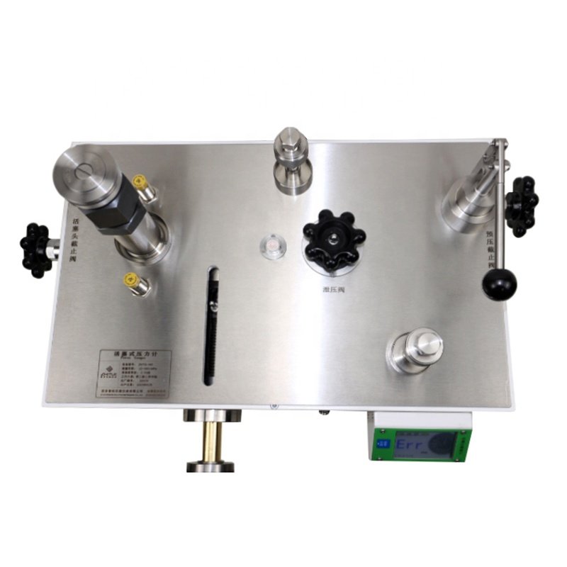 Ultra High Pressure 250Mpa Piston Dead Weight Tester Deadweight Tester For Pressure Gauge Calibration