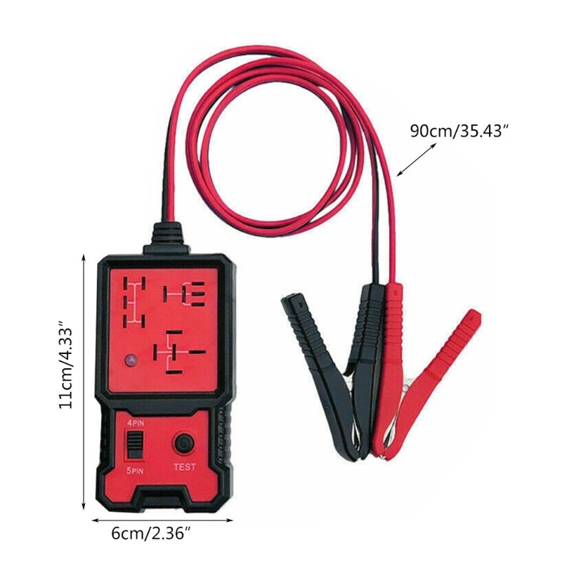 12V Car Electronic Automotive Relay Tester Universal For Cars Auto Battery Checker