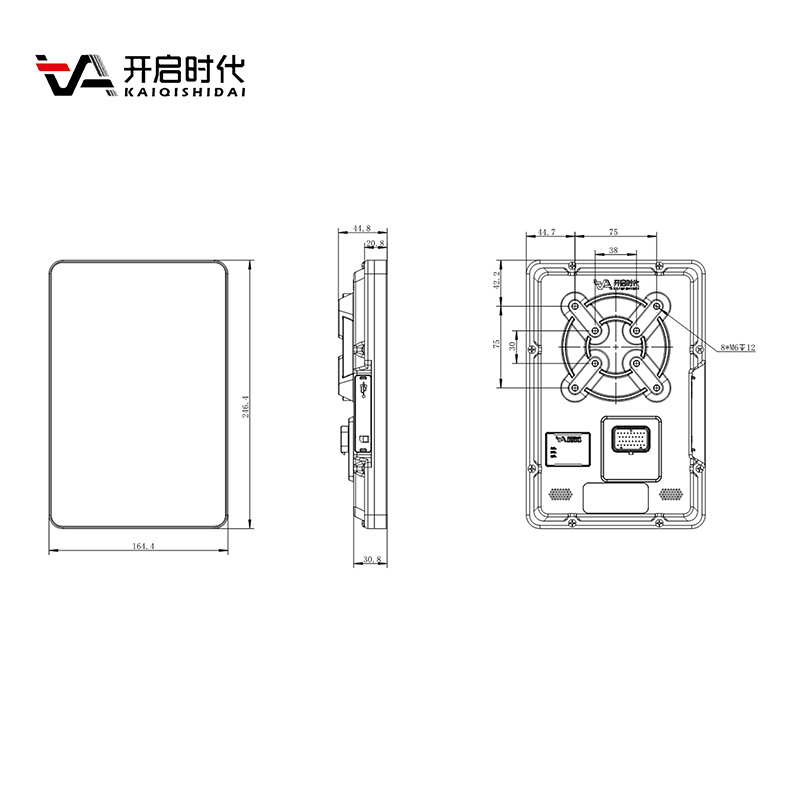 Plc Pac And Dedicated Controllers Waterproof Capacitive Touch Industrial Monitor Excavator Display PLC Human-machine Interface