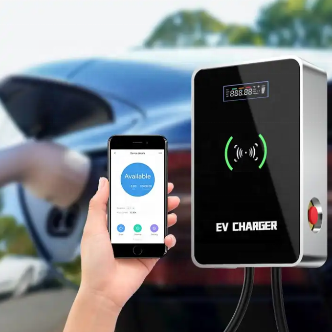 High Performance Smart Portable Car Type 2 Type 1 GBT 16A 32A Charge Point EV Charger Pile For BYD