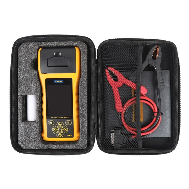 AUTOOL BT760 Color Screen Car Battery Tester with Printer 6- 32V Load Battery Analyzer Tester