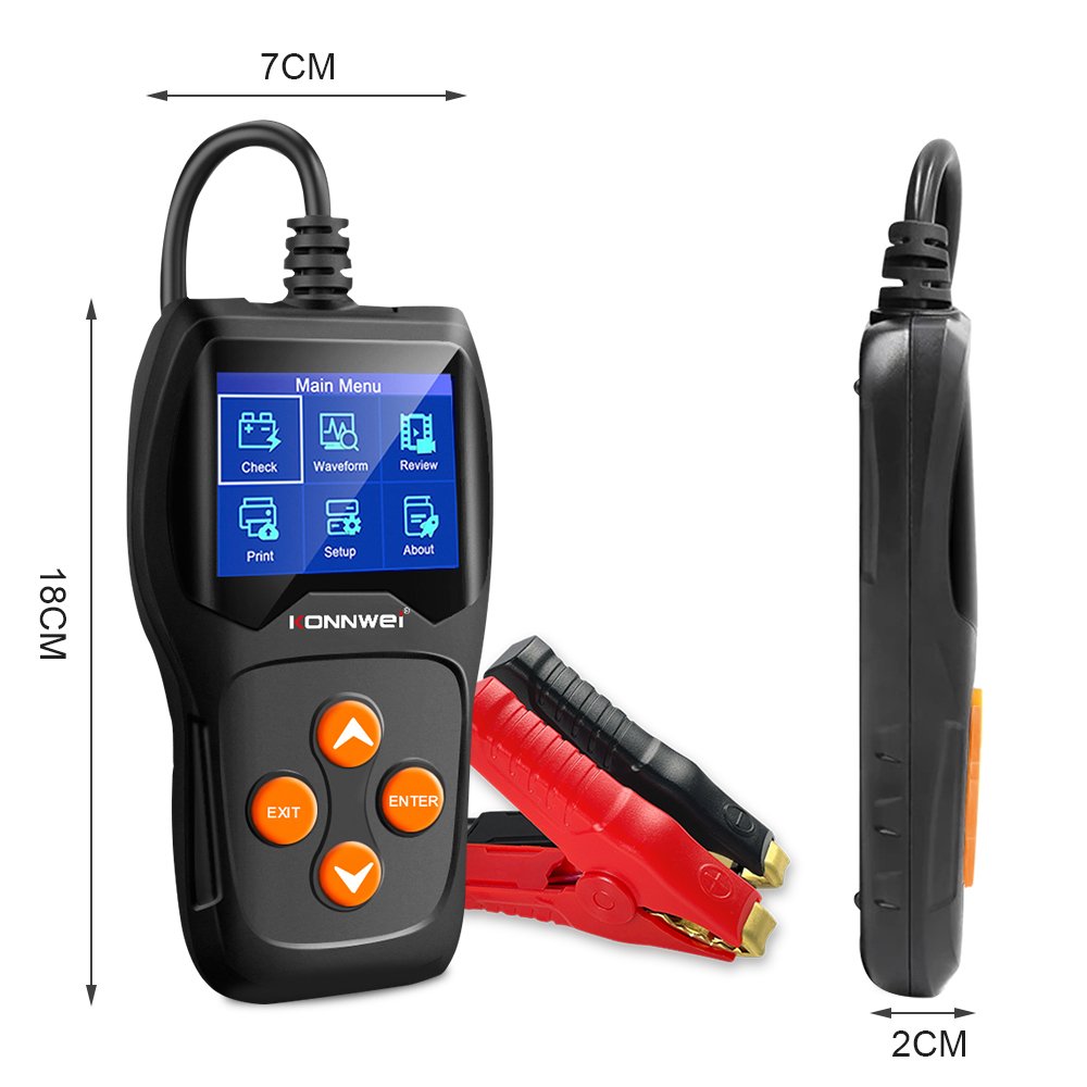Universal Auto Battery Tester KONNWEI KW600 12V Car Battery CCA Tester Auto Starting Battery Special Inspecting Tools