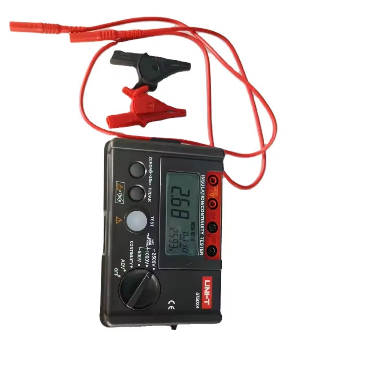 UNI-T UT501A/UT502A Insulation Resistance Tester 1000V 2500V Megohmmeter Ohm Tester Voltmeter Digital Ohmmeter