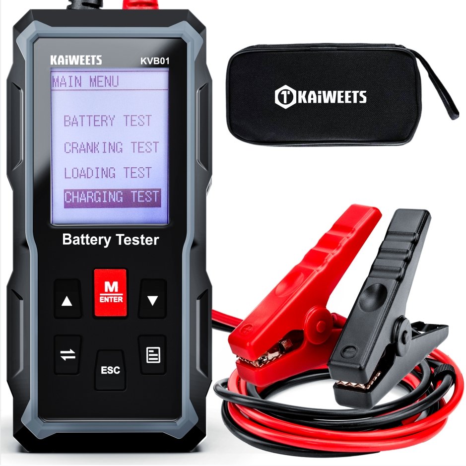 12V/24V Lead Acid CCA Vehicle Automotive Car Battery Tester Digital Automotive Batteries Alternator Diagnostic Tool