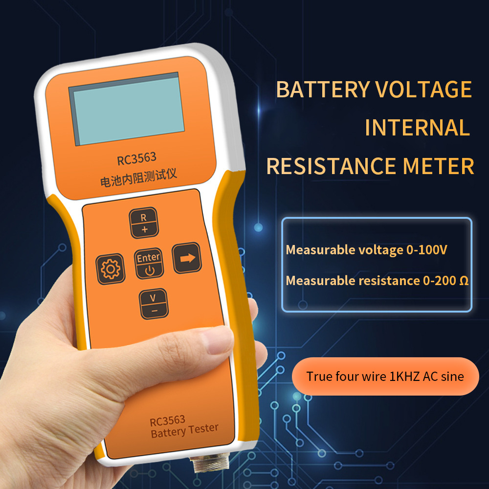 RC3563 Battery Internal Resistance Tester Internal Resistance Detector True Four-wire AC Lithium Nickel Chrome Battery Tester