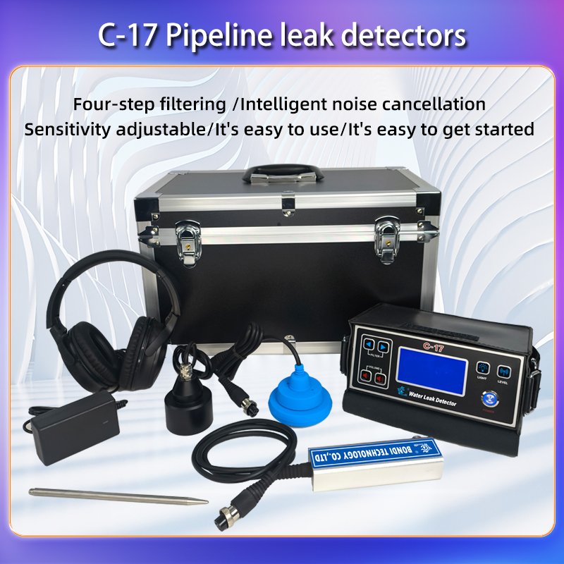 BONDI C-17 Universal Underground Pipeline Water Leak Detector For Detecting Underground Water Pipeline Leakage