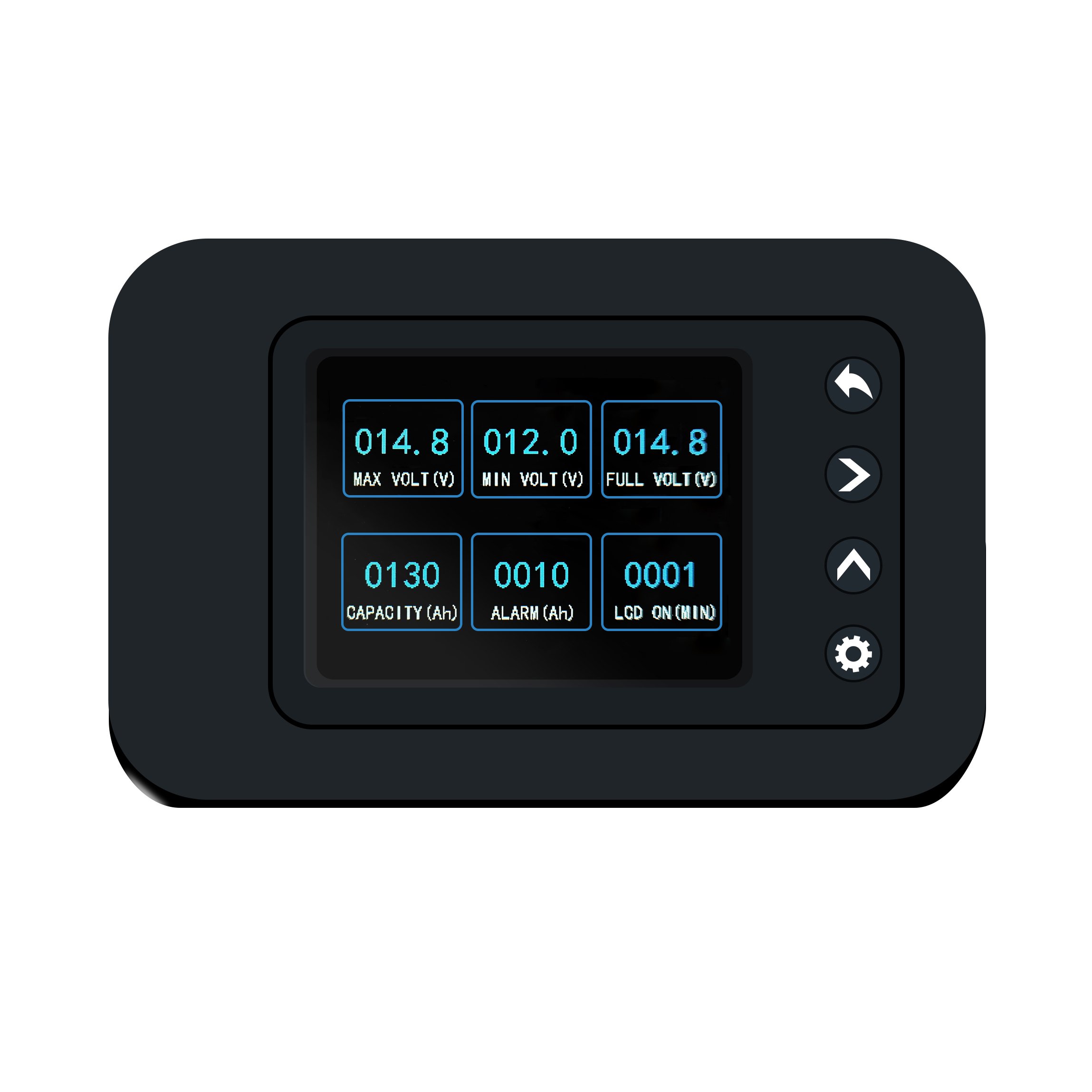 Buy Monitoring System Tachometer Vdo Testers 12V Car Batteries N70 24V Monitor Coulomb Meter Lcd Screen For Lithium Battery