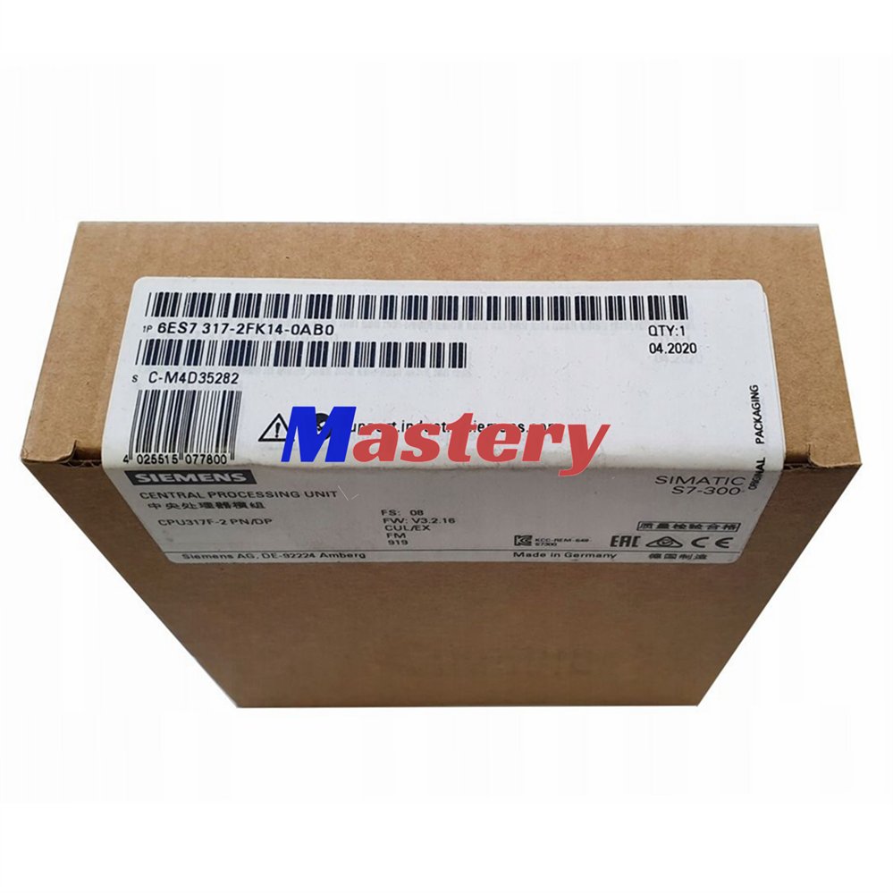 High quality S7-300, CPU 317-2 PN/DP, central processing unit 6ES7317-2FK14-0AB0 plc programming controller 6ES73172FK140AB0