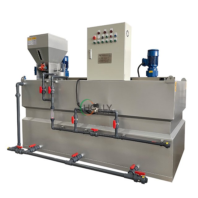 Sewage Automatic Polymer Powder Dosing Equipment Pam Pac Dosing System Flocculant Preparation Feed System Unit
