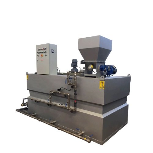 Sewage Automatic Polymer Powder Dosing Equipment Pam Pac Dosing System Flocculant Preparation Feed System Unit