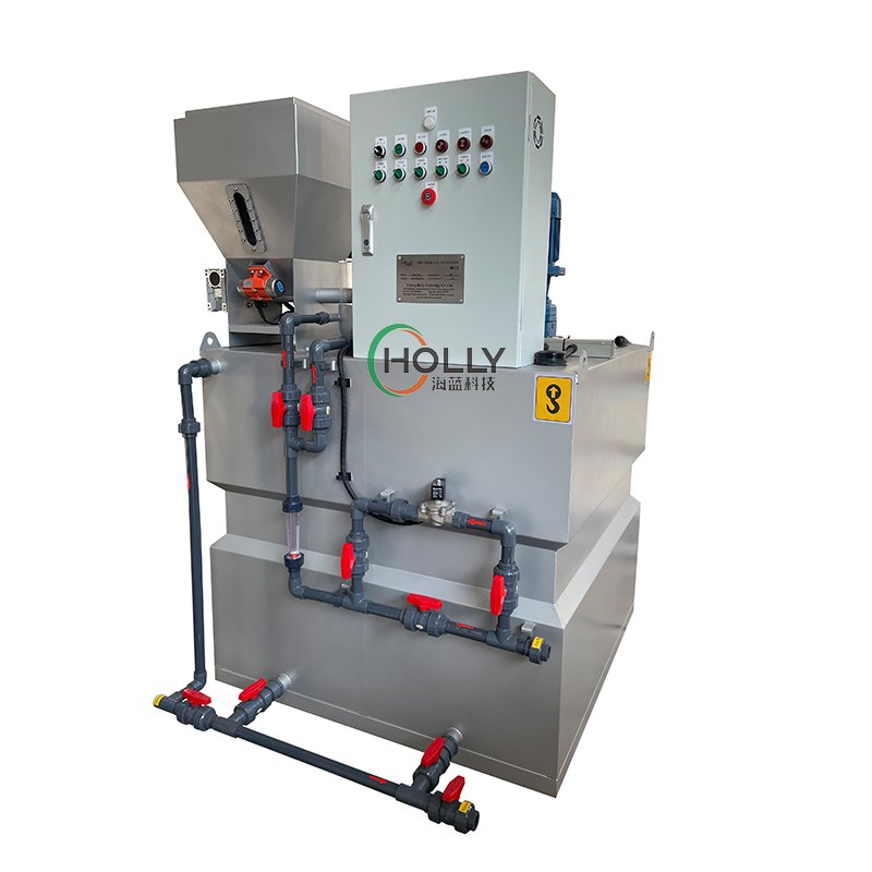Sewage Automatic Polymer Powder Dosing Equipment Pam Pac Dosing System Flocculant Preparation Feed System Unit
