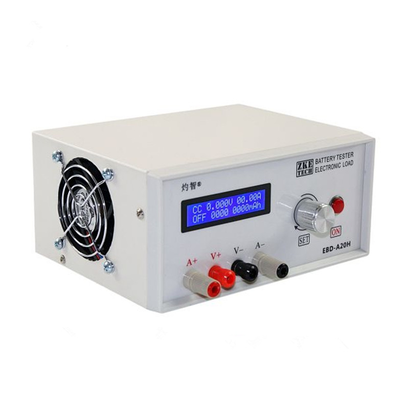 Original Zketech EBD-A20H 30V 20A Power Supply Charging Tester Equipment Discharge Electronic Load Battery Capacity tester