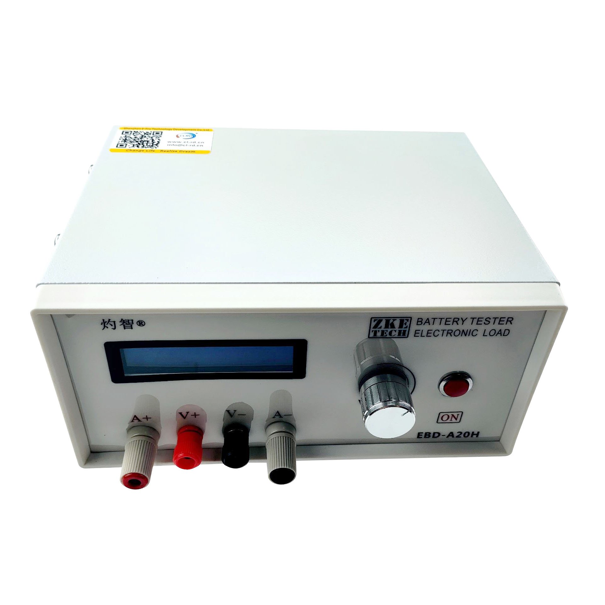 Original Zketech EBD-A20H 30V 20A Power Supply Charging Tester Equipment Discharge Electronic Load Battery Capacity tester