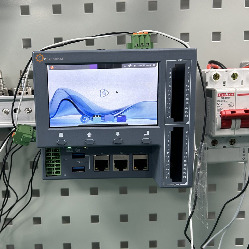plc pac dedicated programming controller new and original all-in-one HMI 4.3 inch lcd touch screen control system PLC