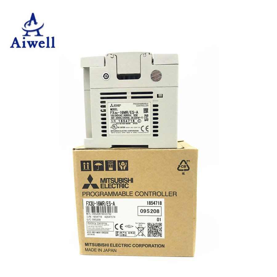 Original New Mitsubishi FX3U PLC FX3U-16MR/ES-A