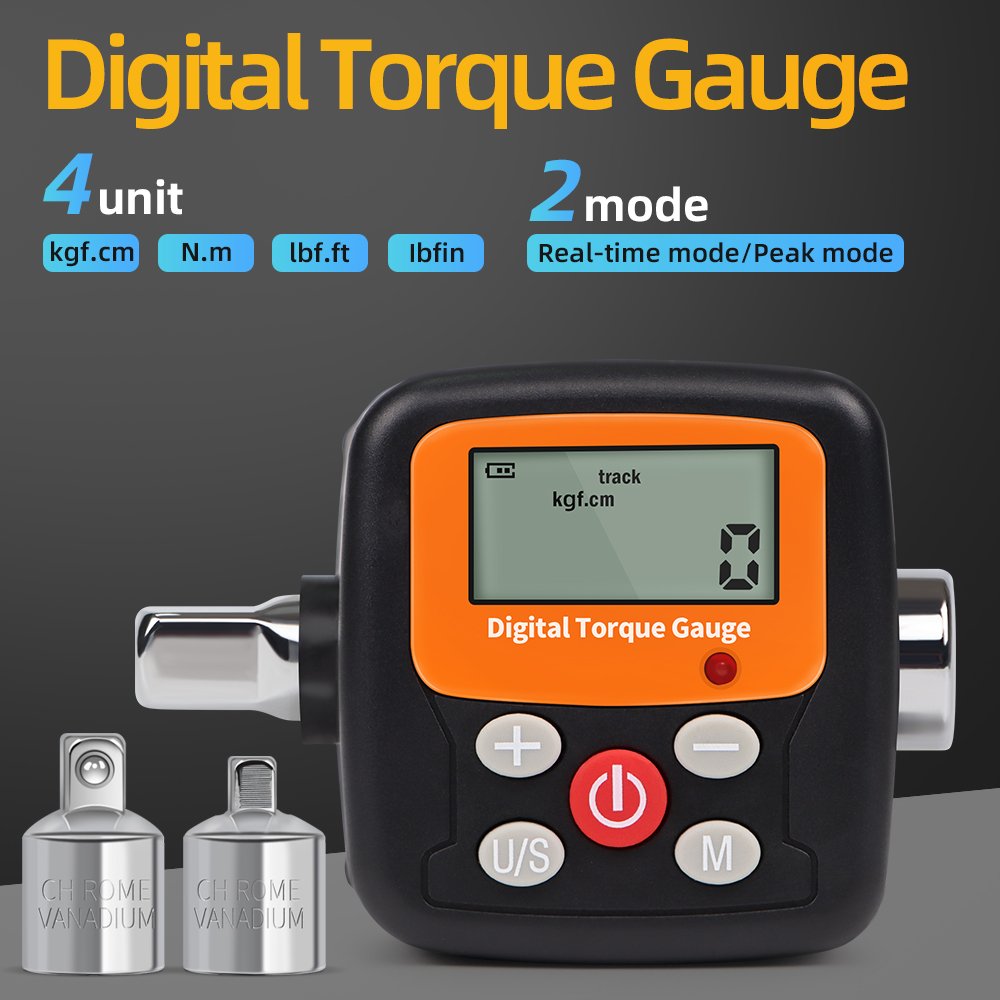 2024 Digital Torque Meter Portable Torque Wrench Tester for Torque Calibrate Load Cell and Tighten Force Precision Instrument