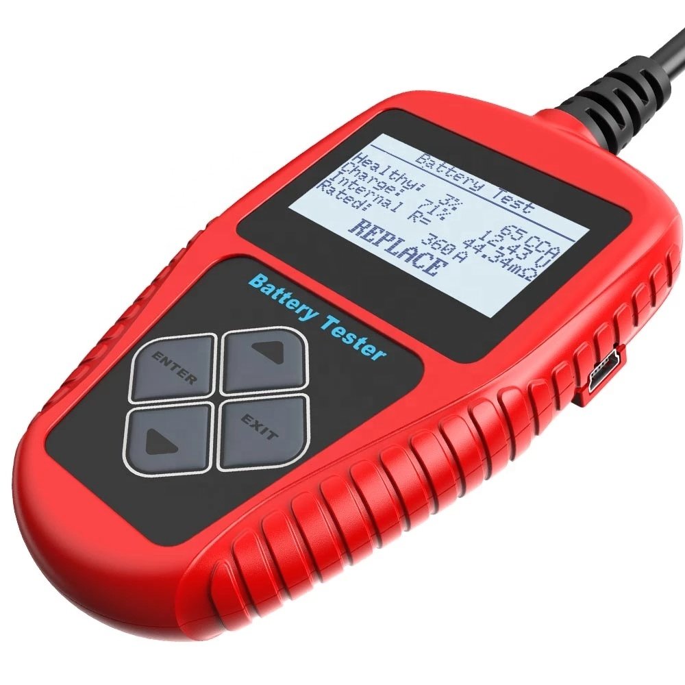 BA101 Car Battery Tester 12V 100 to 2000CCA Battery Tools For Car Motorcycle Boat Quick Cranking Tester Digital Analyzer