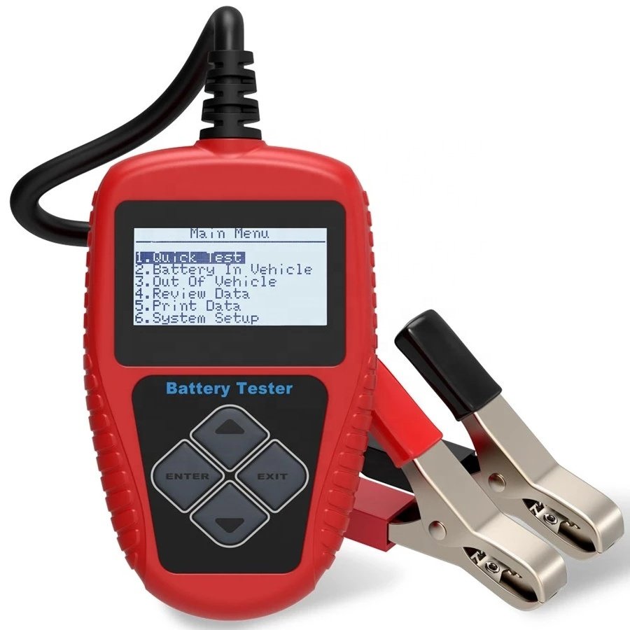 BA101 Car Battery Tester 12V 100 to 2000CCA Battery Tools For Car Motorcycle Boat Quick Cranking Tester Digital Analyzer