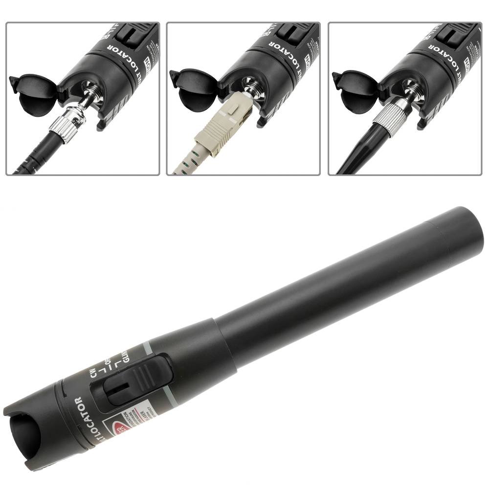 China Fiber Optic Red Light Pen Tester VFL (Visual Fault Locator) 30mW 2.5mm SC/ST 1.25mm for VFL LC