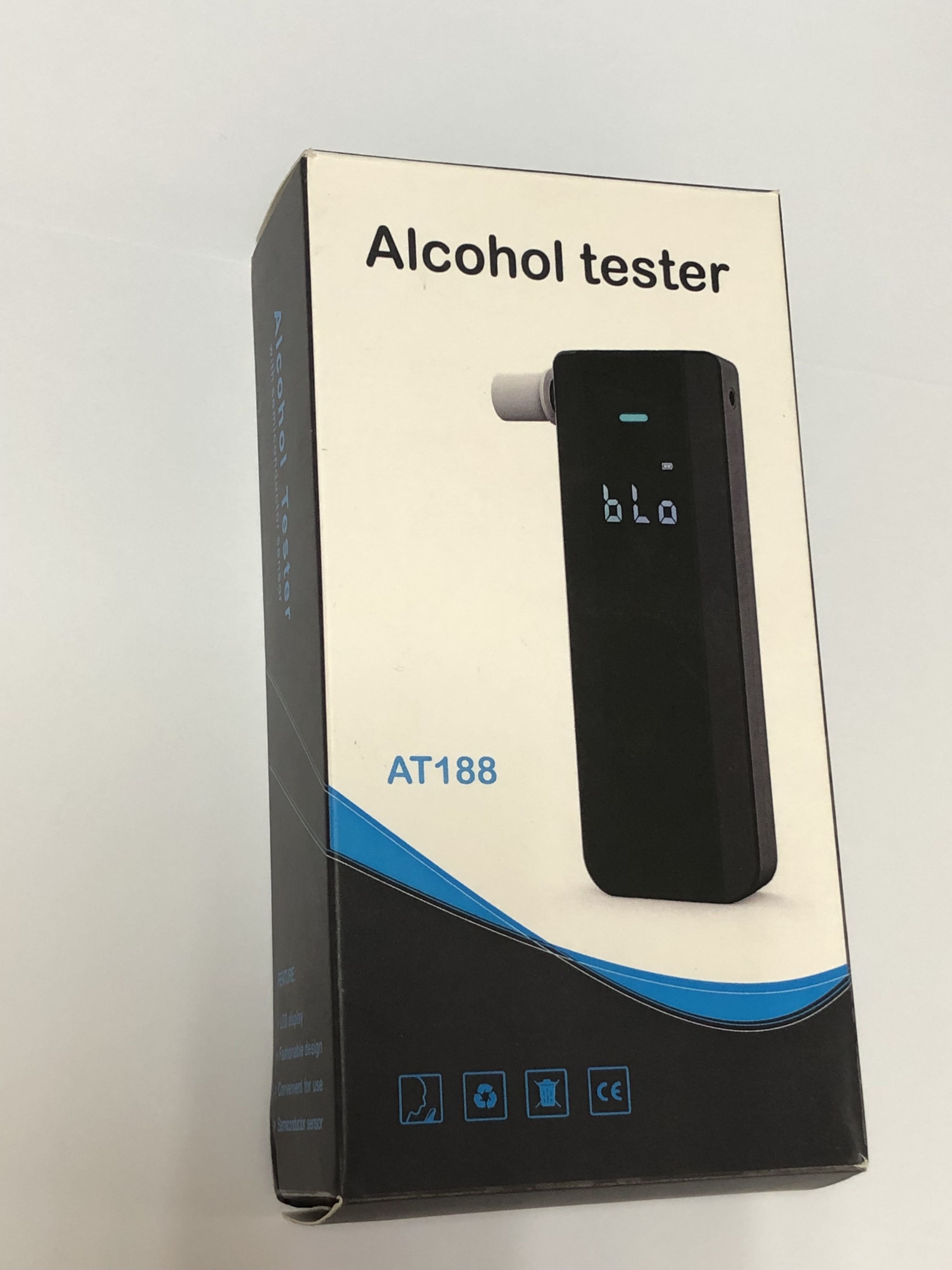 AT188 Alcohol Breathalyzer Tester Gift