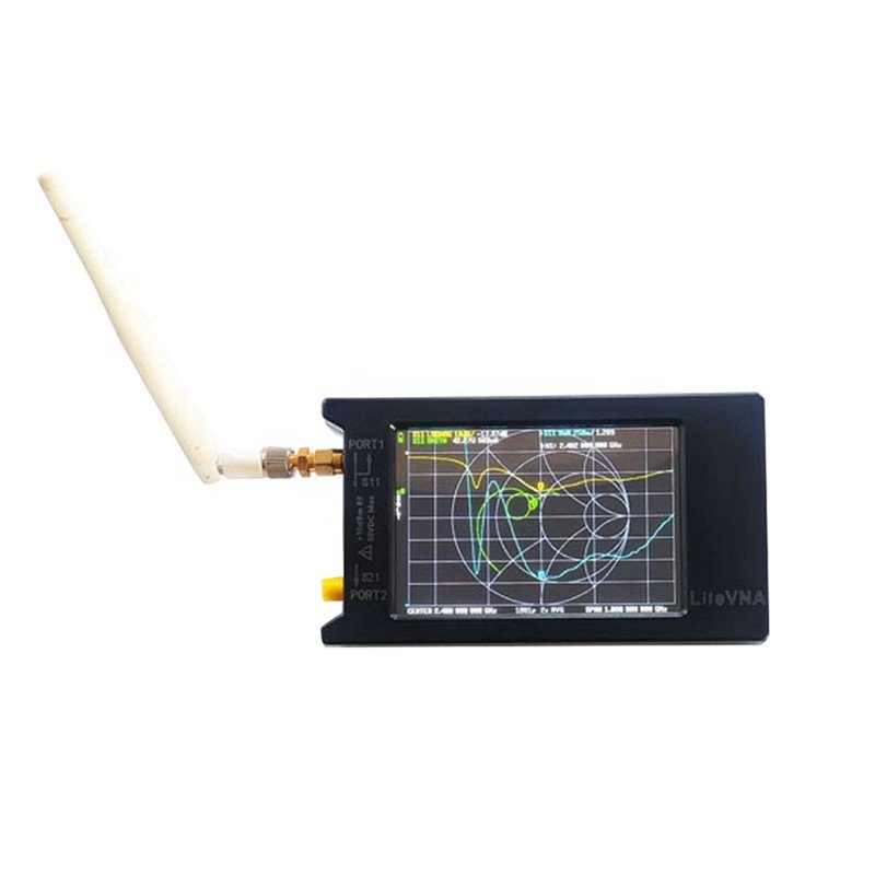 50khz -6.3ghz Nanovna-h Hf Vhf Uhf Vector Network Analyzer Antenna Analyzer And Case 2.8 Inch 4inch Litevna Power Meter