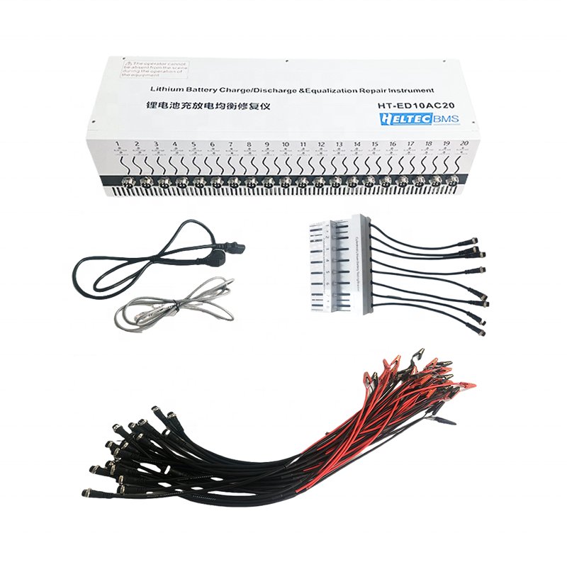 Car Battery Machine Repair 20 Channel 10A Voltage Equalizer Charge / Discharge Lithium Battery Capacity Tester