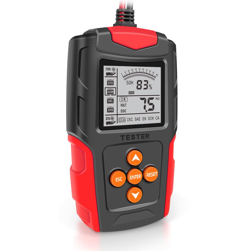 12V24V CCA Internal Resistance Tester Battery Tester Motorcycle Car Battery Analyzer