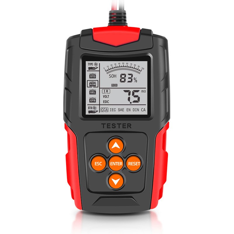 12V24V CCA Internal Resistance Tester Battery Tester Motorcycle Car Battery Analyzer
