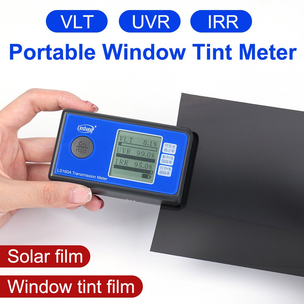 Other LS160 LS160A Tint Meter VLT 940nm 140nm IR 365nm UV Rejection Rate Solar Film Window Tint Tester