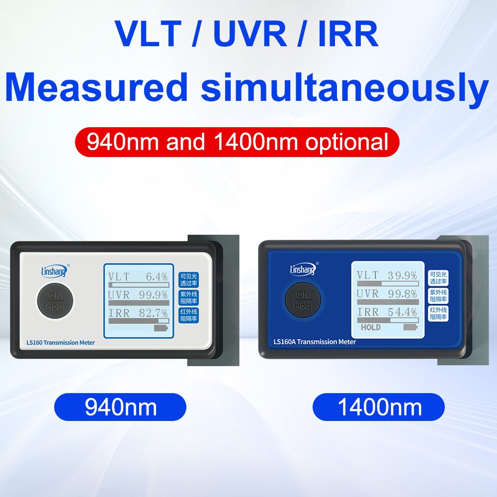 Other LS160 LS160A Tint Meter VLT 940nm 140nm IR 365nm UV Rejection Rate Solar Film Window Tint Tester