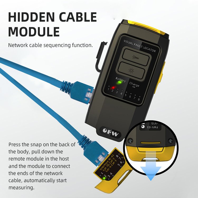 fiber optic red light pen 15mw visual fault locator 20km visual fault locator
