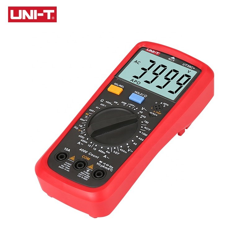 UNI-T UT39A+ UT39C+ Digital Multimeter Auto Range Tester Upgraded from UT39A/UT39C AC DC V/A Ohm /Temp /Frequency/HFE/NCV test