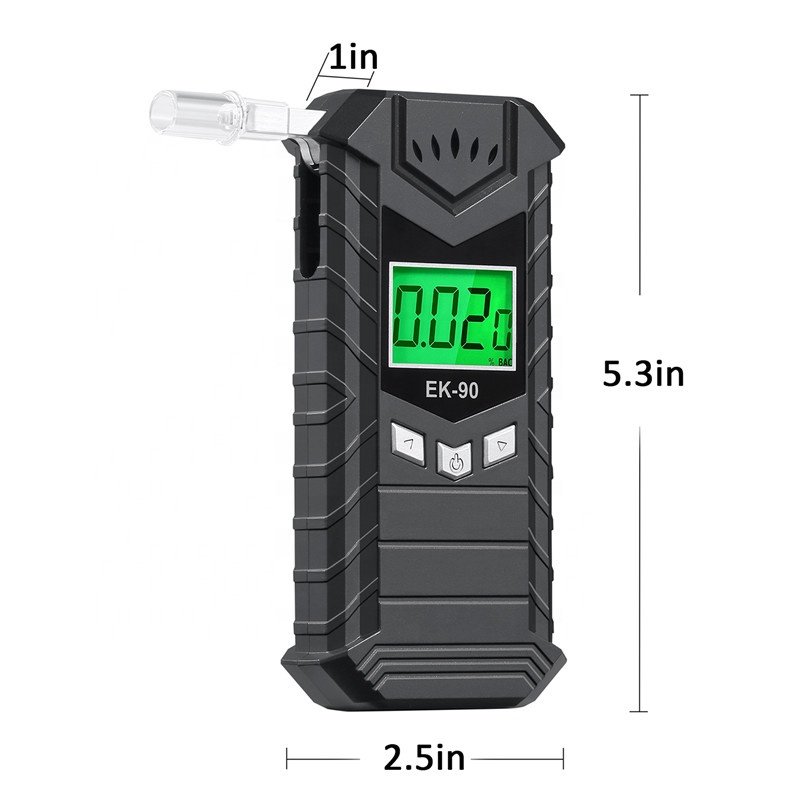 EK90 Portable Digital Alcohol Checker Alcohol Detector Breathalyzer Alcohol Tester for Driver