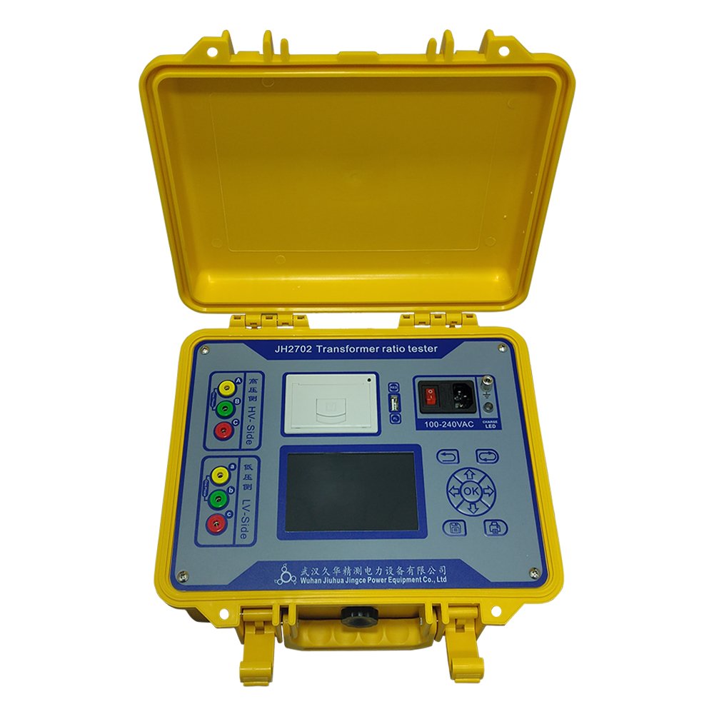 Low Price Three Phase Voltage Transformer Ratio Tester Built-in Battery Periodic Turns Ratio Group Meter TTR English/Spanish