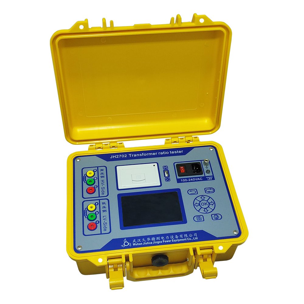 Low Price Three Phase Voltage Transformer Ratio Tester Built-in Battery Periodic Turns Ratio Group Meter TTR English/Spanish