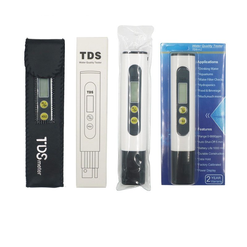 Portable Digital TDS Meter 0-999ppm Purity Water Tester for Swimming Pools Drinking Water Aquariums-for Industrial Use