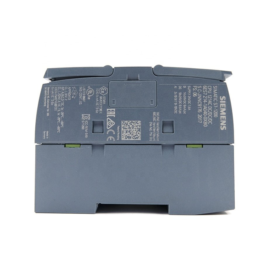 Siemens plc pac and dedicated controllers 6es7 214-1ag31-0xb0 original CPU SIMATIC S7-1200 6ES7214-1AG40-0XB0 PLC model in stock