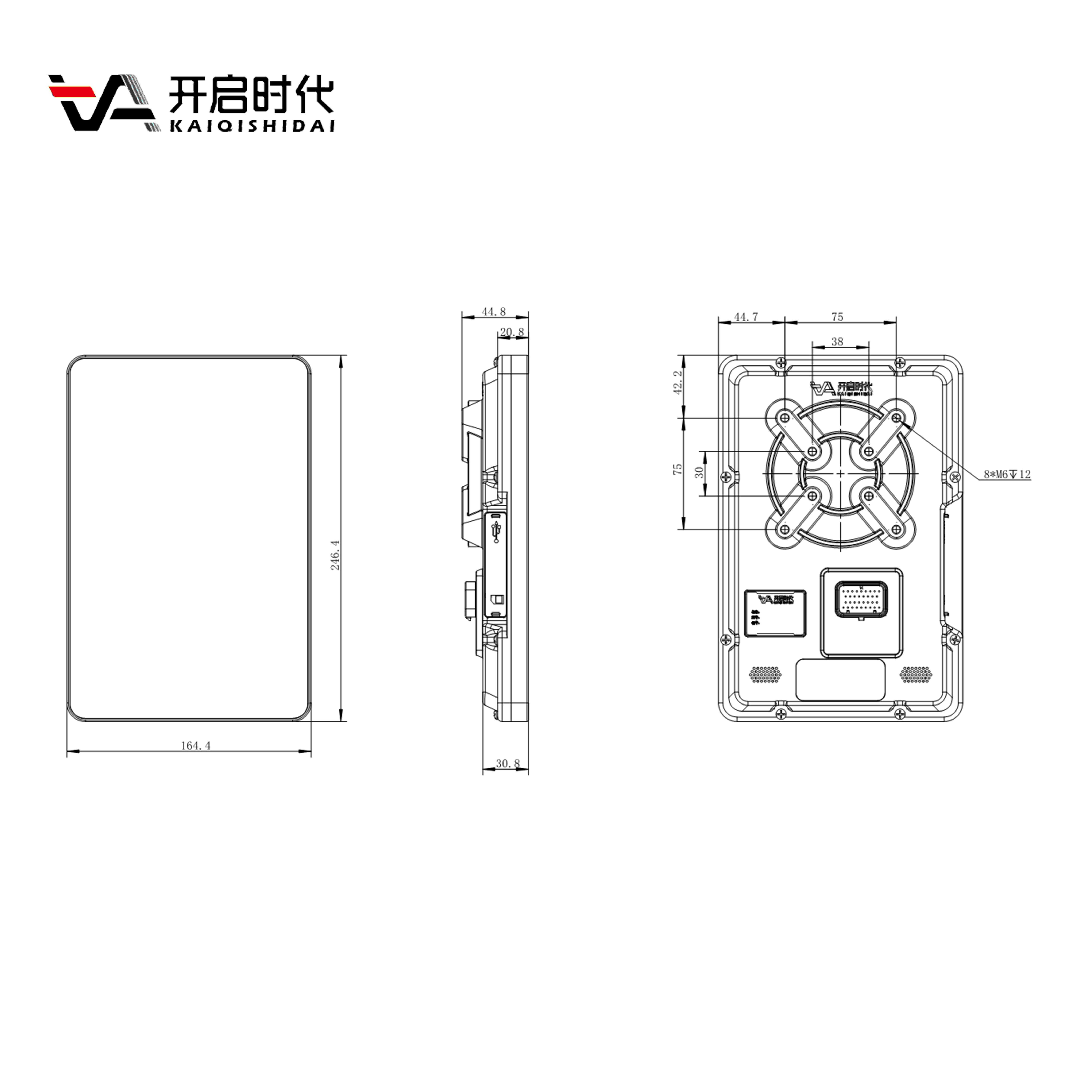 Wholesale Large Order Quantity 10 Inch Lcd Dashboard Auris Loader Instrument Panel Excavator Touch Digital Display
