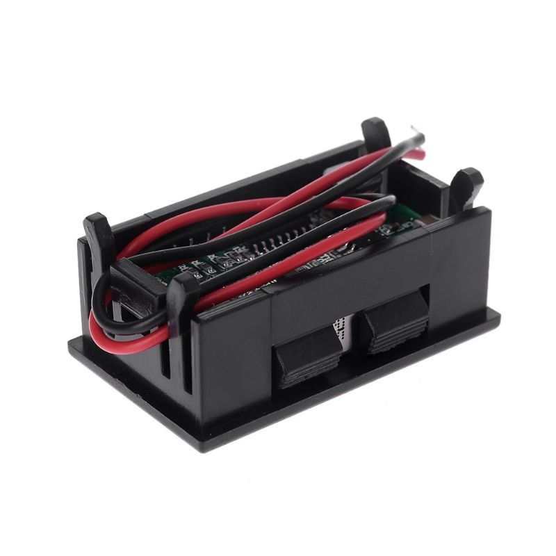 Red LED Digital Display Voltmeter DC 12V Car Motorcycle Vehicle Mini Voltage Meter Battery Tester Panel Dual USB 5V 2A Output