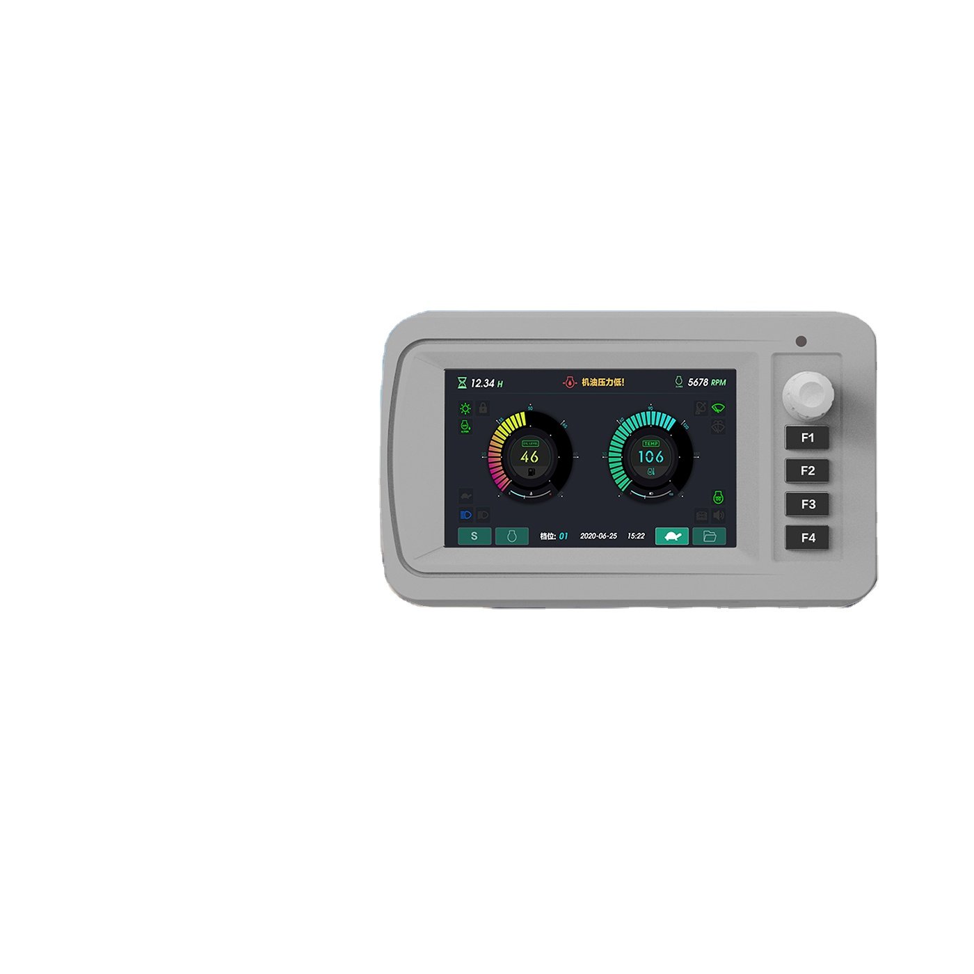 China 4.3 Inches High Quantity Lcd Dashboard Loader Instrument Panel Excavator Digital Display