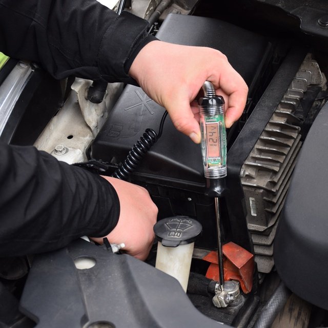Heavy-Duty Coil Cord Circuit Tester universal auto tester