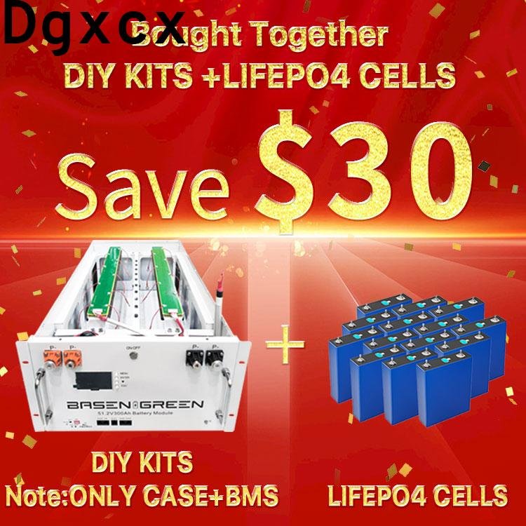 Basen Green 6000 Deep NEW Cycle 3.2V 150ah 280ah Lifepo4 Battery Akku Cell 50ah 100ah 200ah 300ah Lithium Ion Battery Packs
